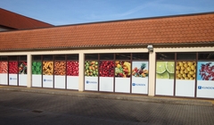 Schaufensterbeschriftung mit Digitaldruck